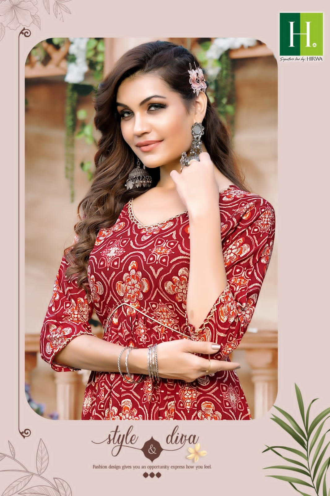 Alia By Hirwa 101-108 Party Wear Kurtis Catalog